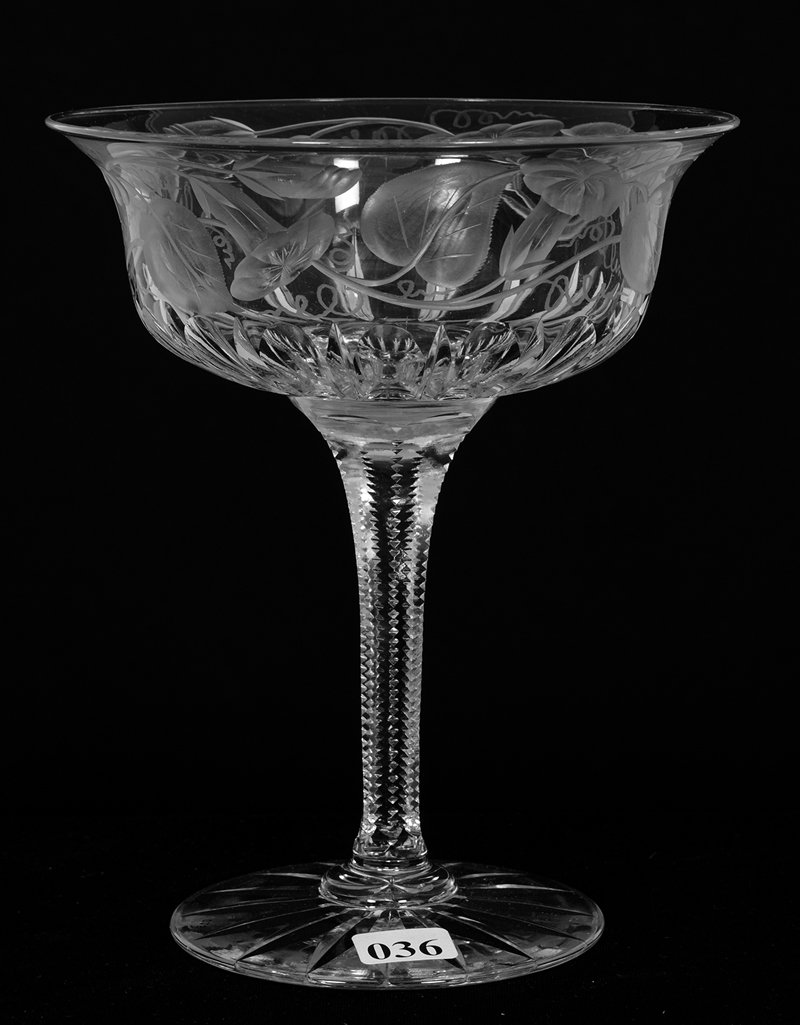 COMPOTE - 7 1/2" X 6" - ABCG - ATTRIBUTED TO TUTHILL (1 of 3)