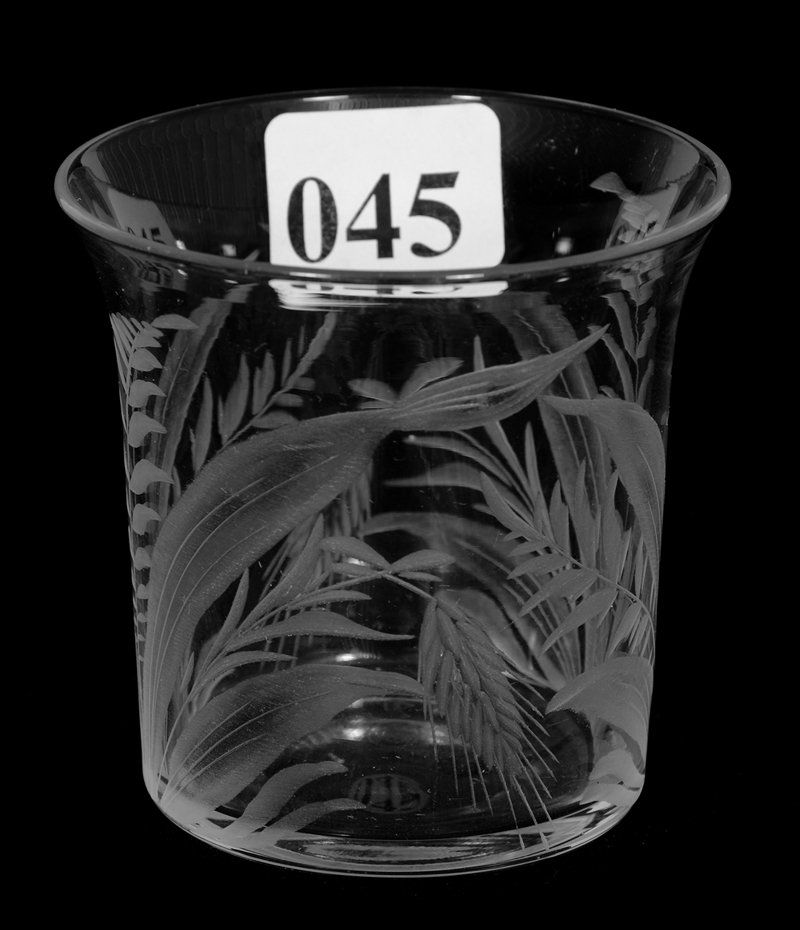 SHOT GLASS - 2 1/4" - ABCG - SIGNED LIBBEY (1 of 2)