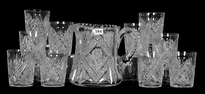 WATER SET - ABCG - SIGNED J. HOARE NASSAU PATTERN (1 of 2)