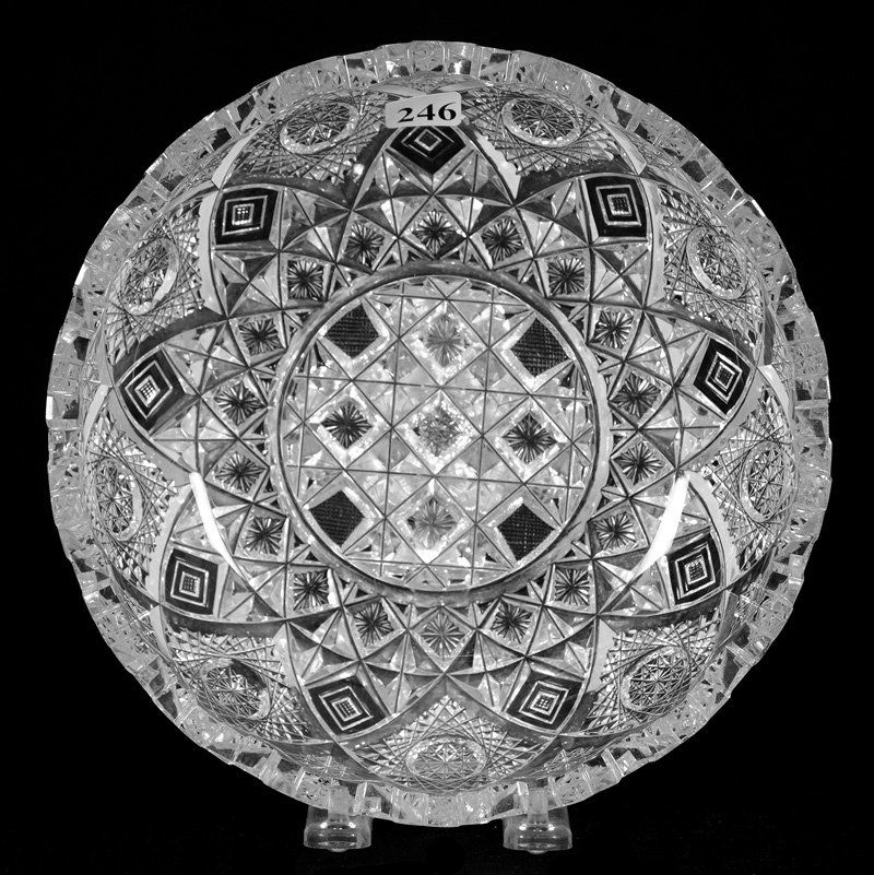 BOWL - 2 1/2" X 8 3/4" - ABCG - SIGNED CLARK PRIMMA (1 of 3)