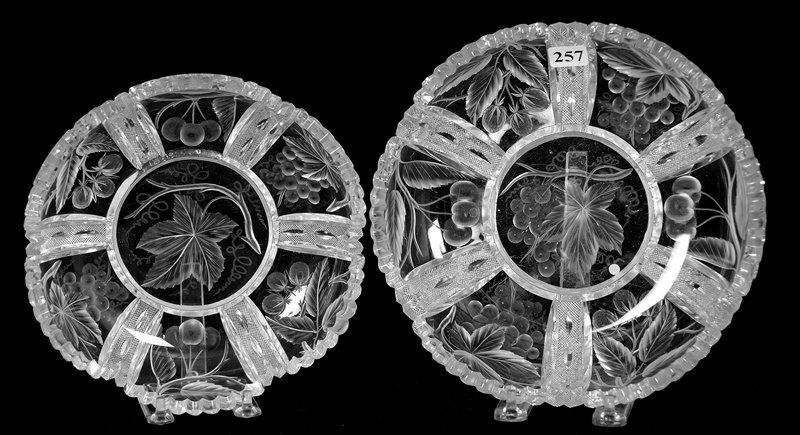 (2) LOW BOWLS - ABCG - BOTH SIGNED TUTHILL (1 of 4)