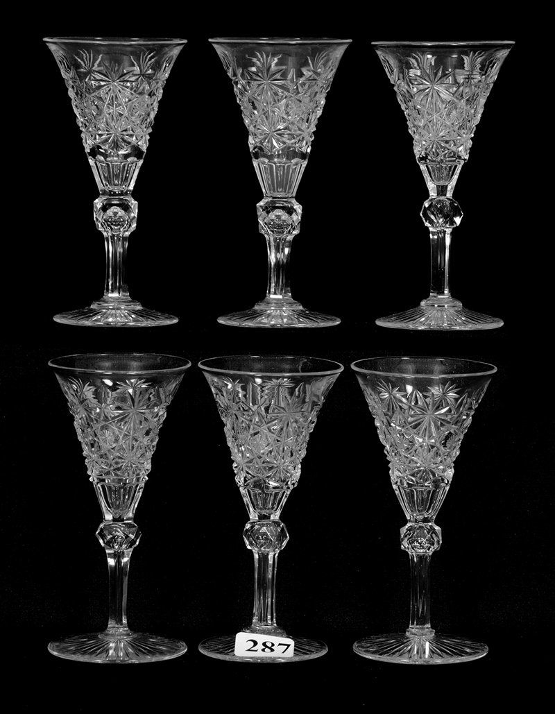 (6) SHERRY STEMS - 4 1/4" - ABCG (1 of 3)