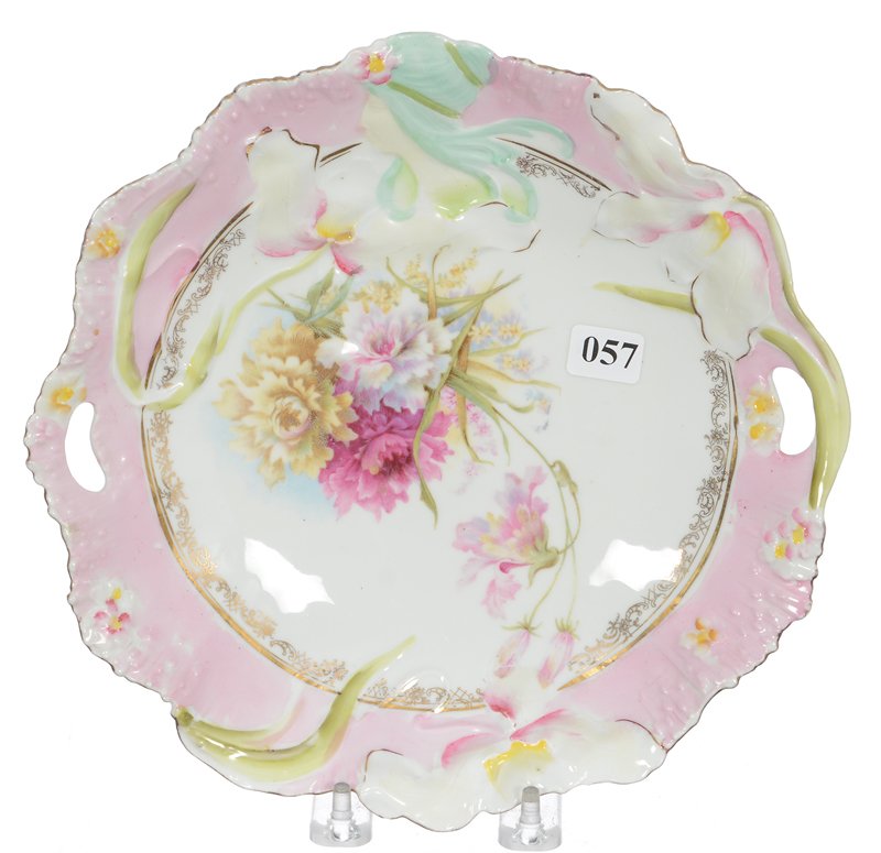 9 1/2" UNMARKED PRUSSIA HIDDEN IMAGE MOLD TWO-HANDLED (1 of 3)