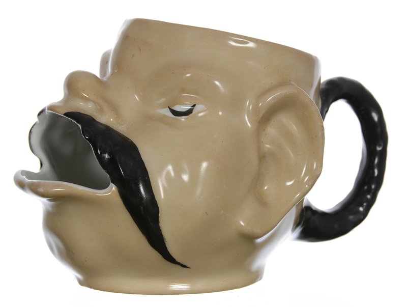 3 3/4" MARKED BAVARIA FIGURAL SHAVING MUG (1 of 3)