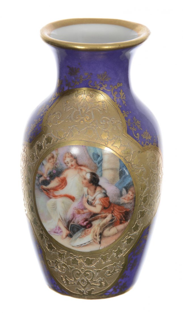 3 1/4" CROWN MARK MINIATURE VASE (1 of 3)