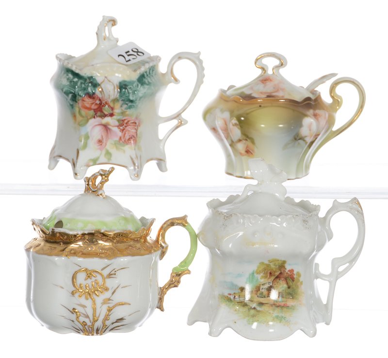 (4) R.S.PRUSSIA STYLE MUSTARD JARS (1 of 3)