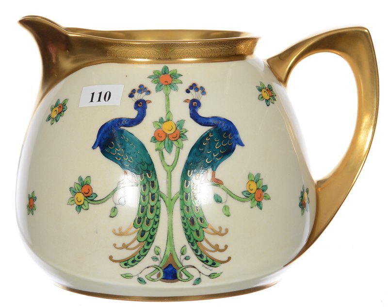 6" MARKED PICKARD CIDER PITCHER ON R.S.TILLOWITZ BLANK (1 of 3)