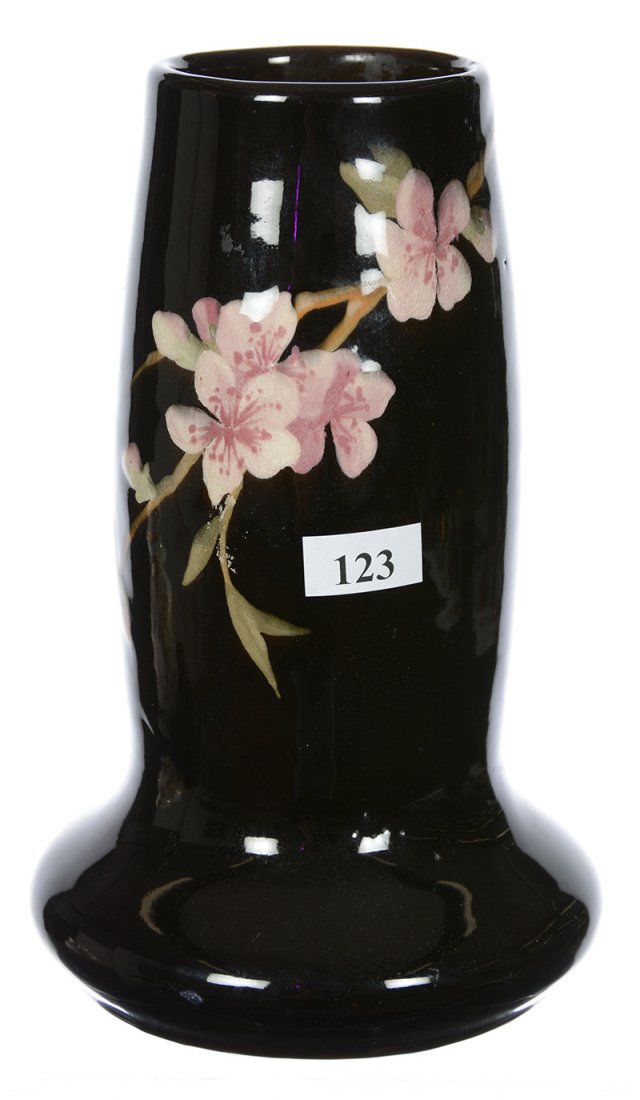 8" MARKED OWENS ART POTTERY VASE (1 of 3)