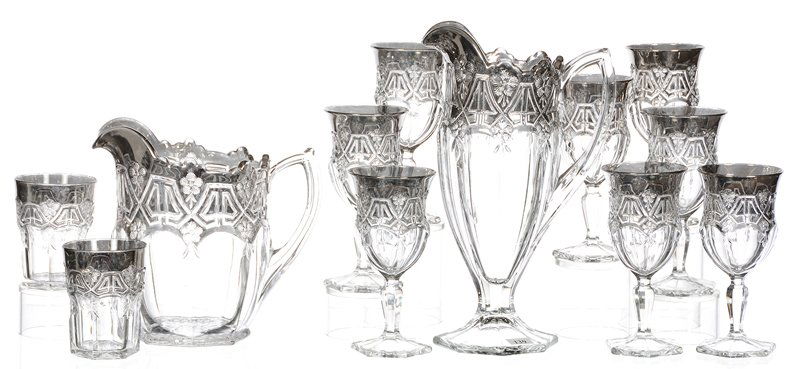 (12) PIECE MARKED U.S. GLASS ATHENA PATTER (AKA REVERSE (1 of 5)