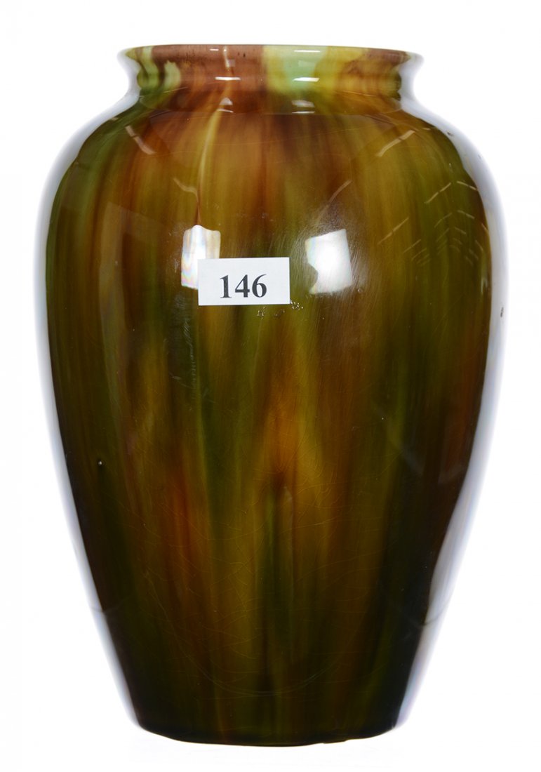 8" MARKED WARDLE ART POTTERY VASE (1 of 3)