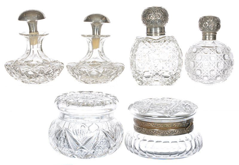 (6) CUT GLASS ITEMS (1 of 4)