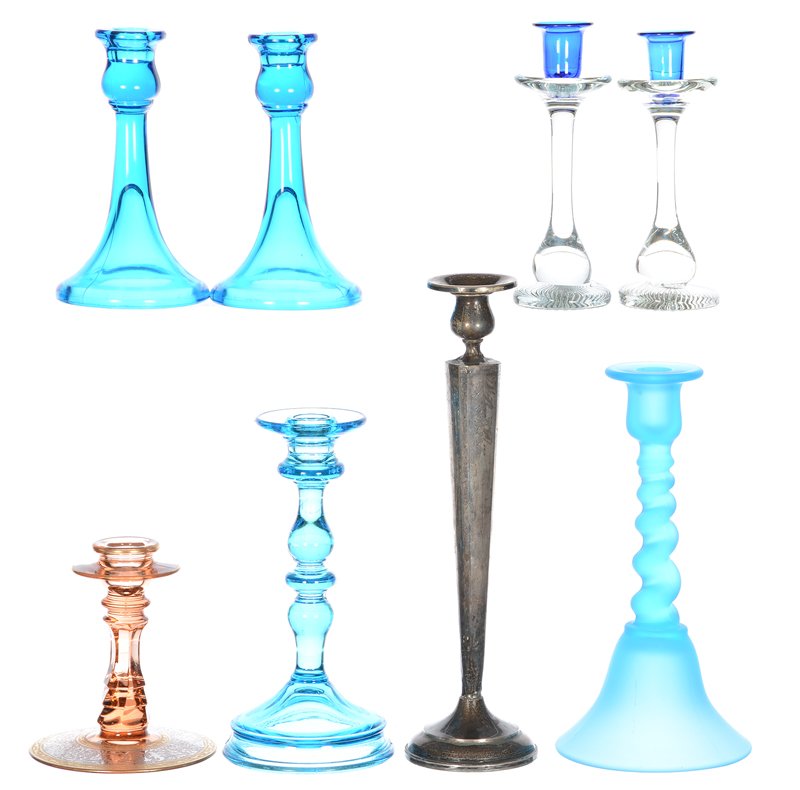 (8) CANDLESTICK HOLDERS (1 of 3)