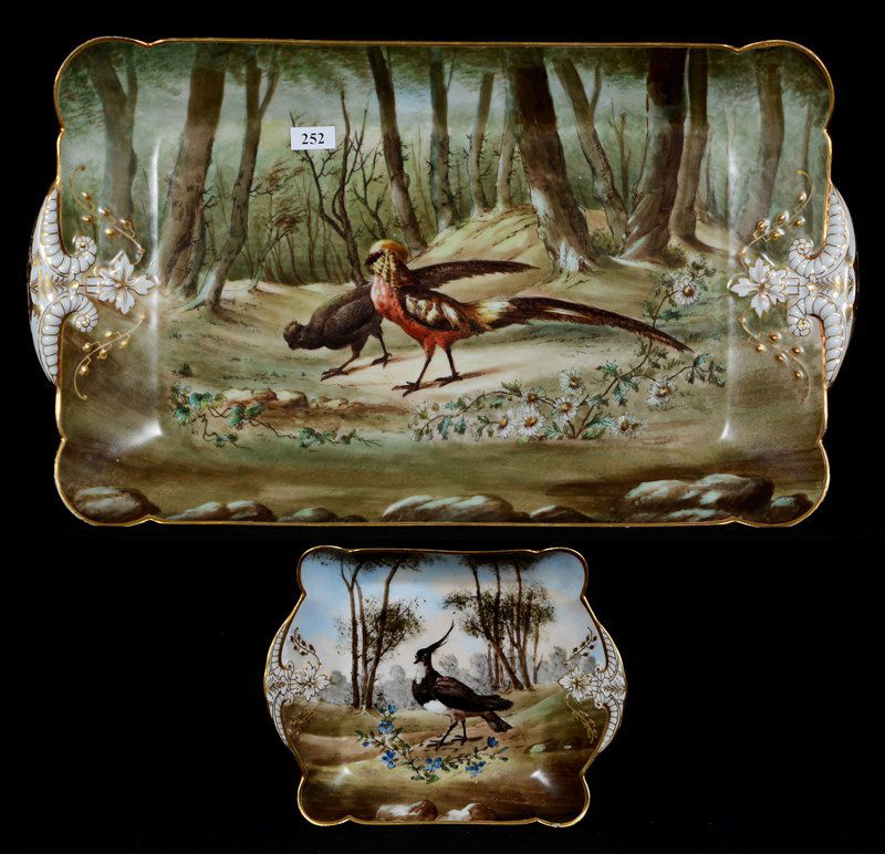 TWO PIECE LIMOGES GAME SET (1 of 5)