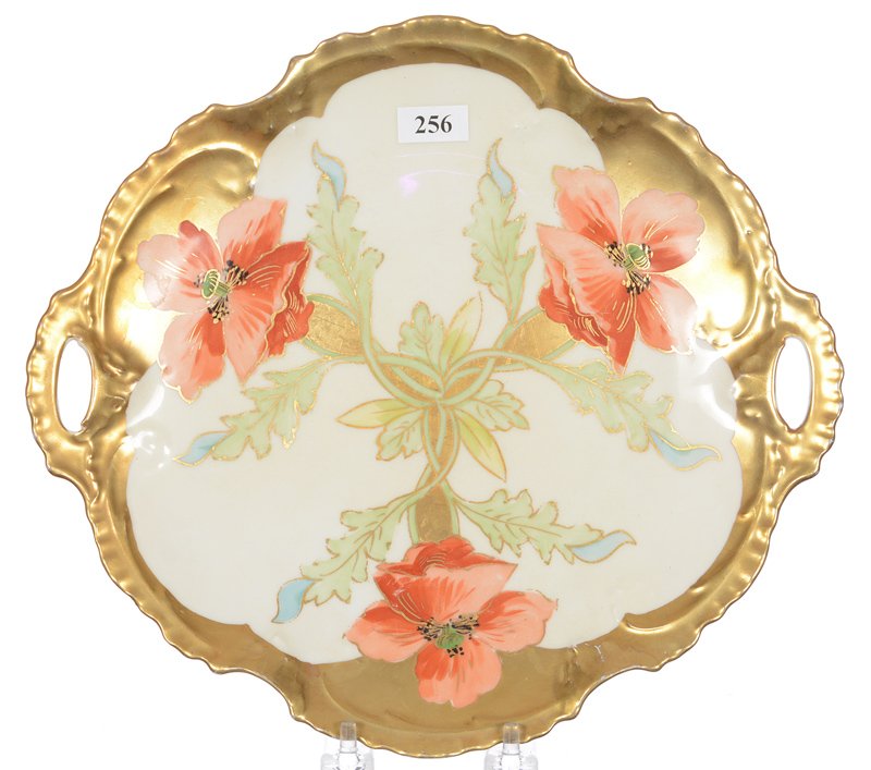 11 1/4" LIMOGES TWO-HANDLED CAKE PLATE (1 of 2)