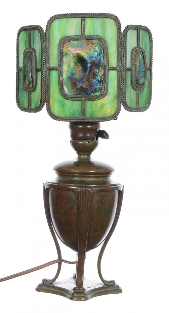 BEAUTIFUL! 15 1/2"  X 8 1/2" SIGNED TIFFANY TURTLE BACK (1 of 7)