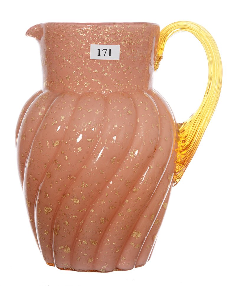 8 1/2" STEVENS & WILLIAMS STYLE CASED ART GLASS SWIRL (1 of 3)