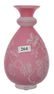 6 3/4" UNMARKED ENGLISH CAMEO ART GLASS VASE