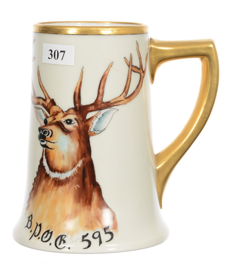 5 3/4" LIMOGES BEER MUG (1 of 3)