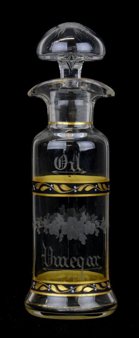 OIL AND VINEGAR BOTTLE - 7 1/2" (1 of 3)