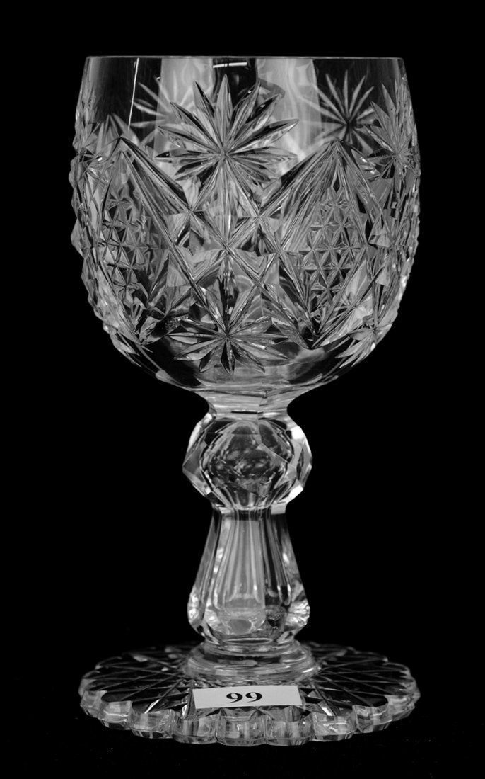 WATER GOBLET - 6 1/4" - BEDFORD PATTERN BY MT. (1 of 3)