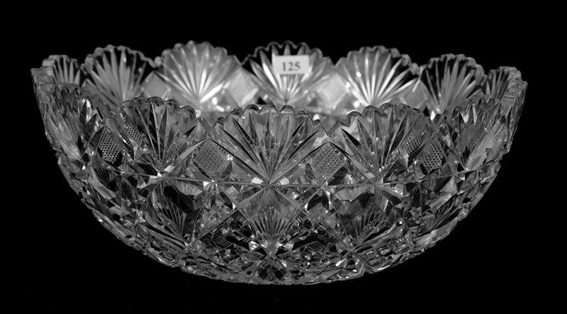 ONE PIECE PUNCH BOWL - 5" X 12" - BRAZILIAN PATTERN BY (1 of 3)