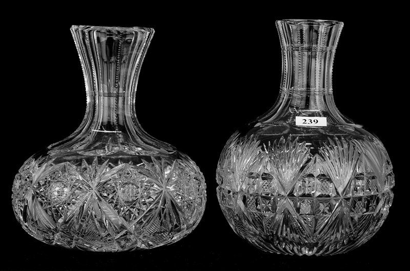 (2) 7 1/2" WATER CARAFES INCLUDING: (1 of 3)