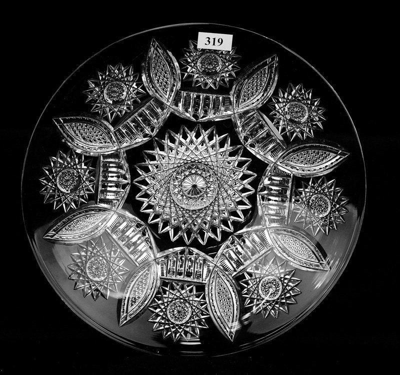 ROUND TRAY - 10" - SIGNED MAPLE CITY KENWOOD PATTERN (1 of 3)