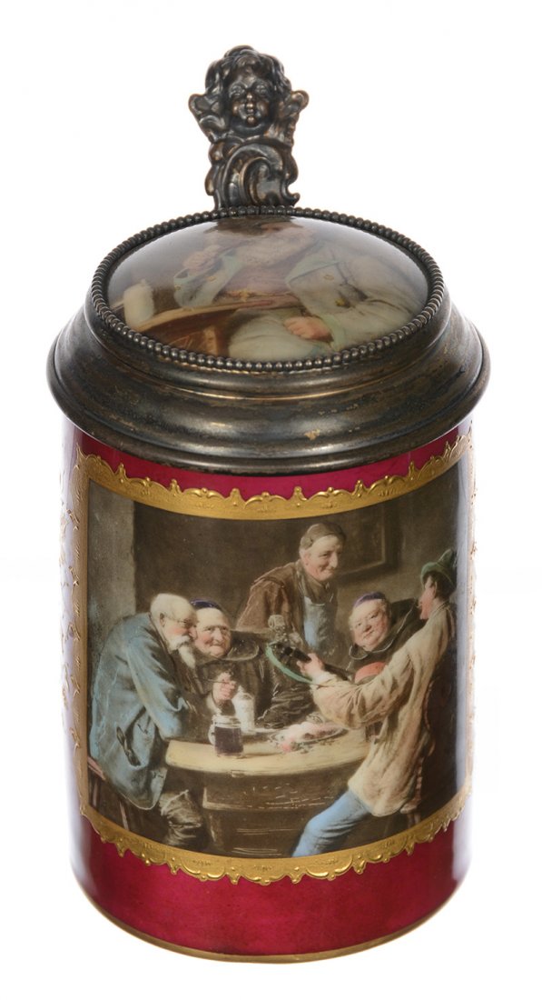 5" MARKED BEEHIVE STEIN (1 of 4)