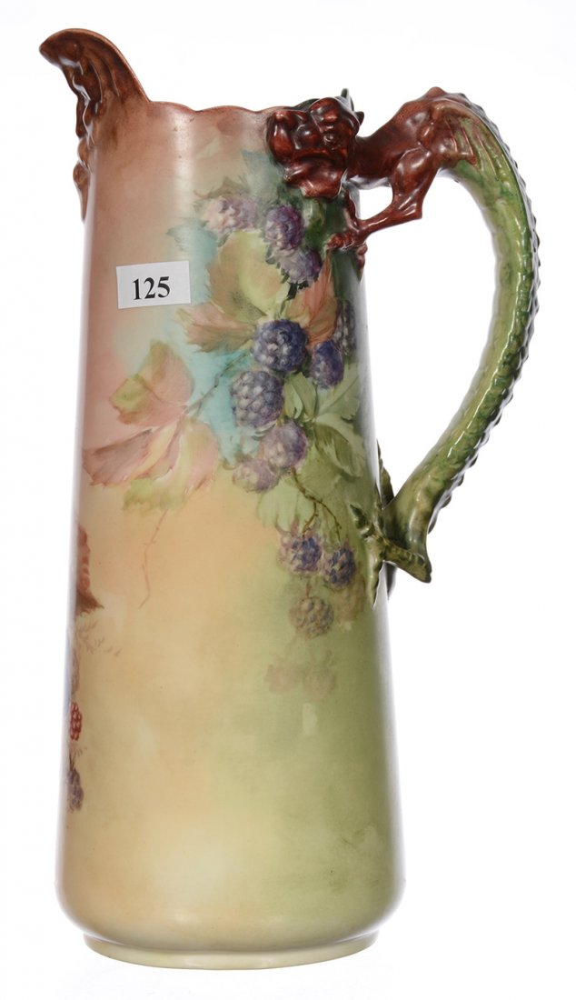 11" MARKED WILLETTS BELLEEK TANKARD (1 of 3)