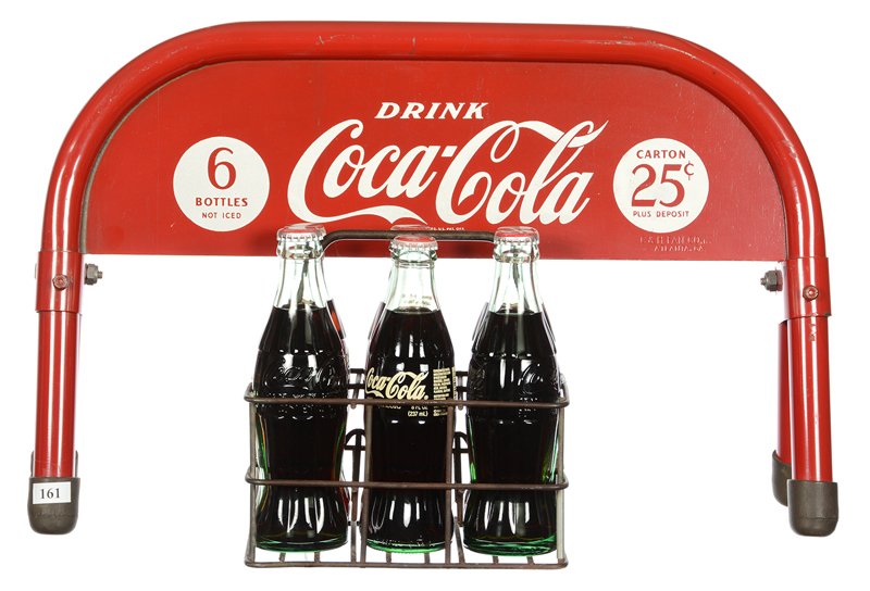 12.75" X 20" ORIGINAL COCA-COLA COUNTER TOP DISPLAY (1 of 3)