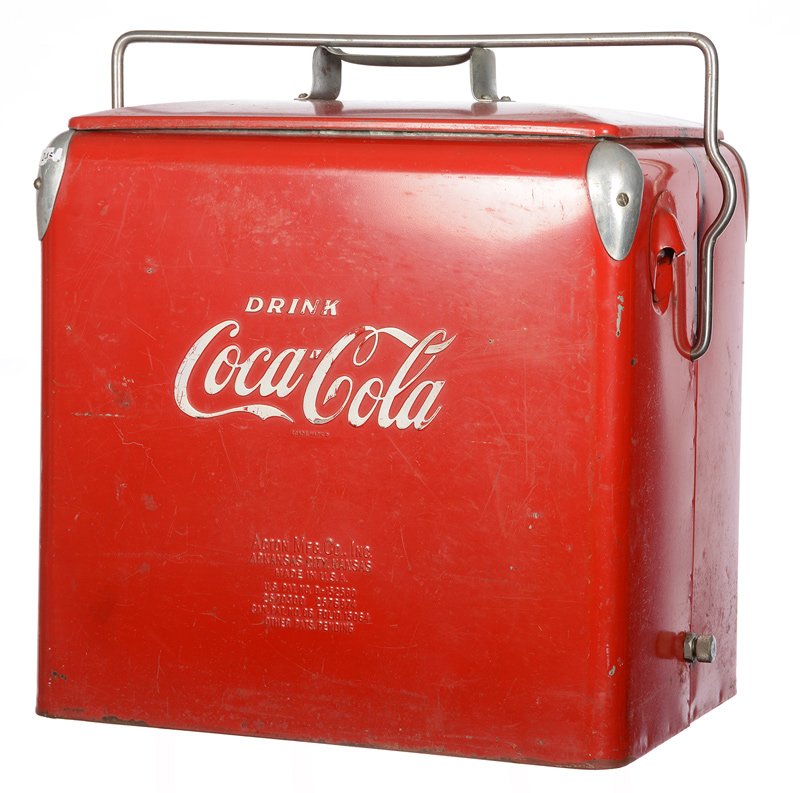 19" X 17" ORIGINAL COCA-COLA COOLER (1 of 5)