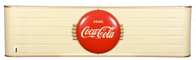 ORIGINAL 51" X 13.5" COCA-COLA MENU BOARD (1 of 3)