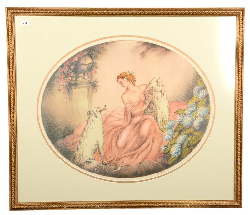 24.5" X 28.5" FRAMED BOUDOIR ART LITHOGRAPH (1 of 4)