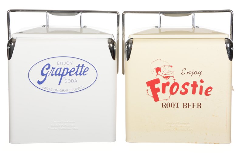 (2) MODERN NOSTALGIA ADVERTISING COOLERS MADE BY RETRO (1 of 3)