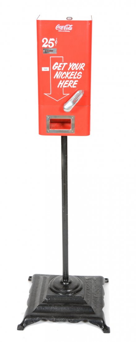 49.5" NICKEL CHANGER ON CAST IRON STAND (1 of 5)