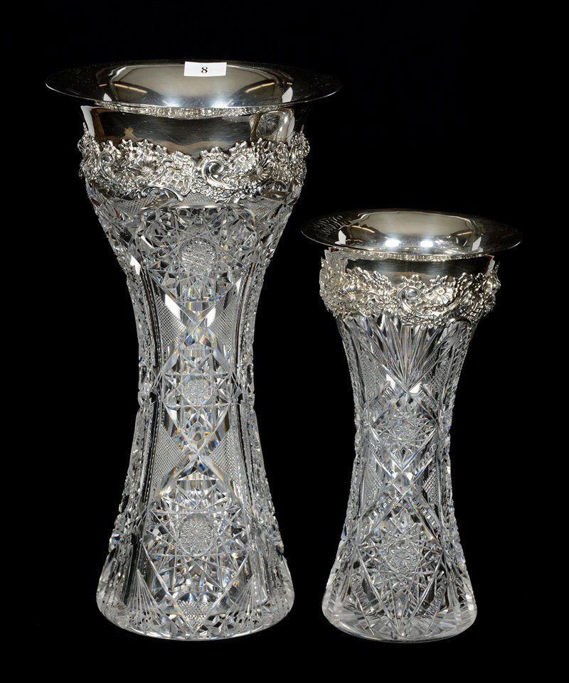 (2) VASES - CORSET SHAPED FEATURING IDENTICAL MAUSER (1 of 6)