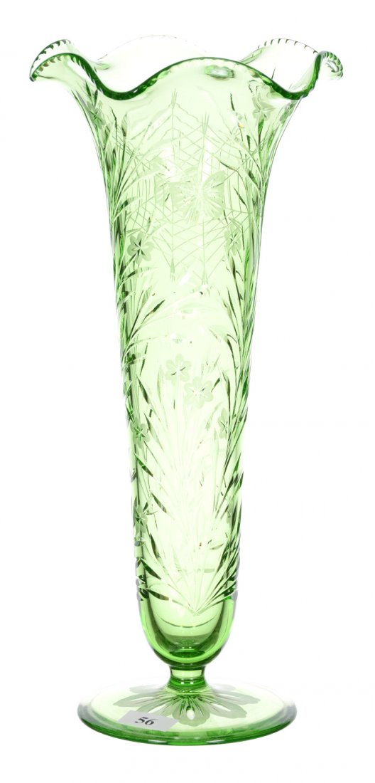 FOOTED VASE - 11.75" - ABCG - COLIAS (GARLAND) PATTERN (1 of 3)