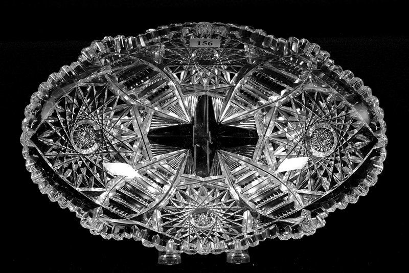 VEGETABLE TRAY - 12" X 7.5" - ABCG - SIGNED LIBBEY (1 of 3)