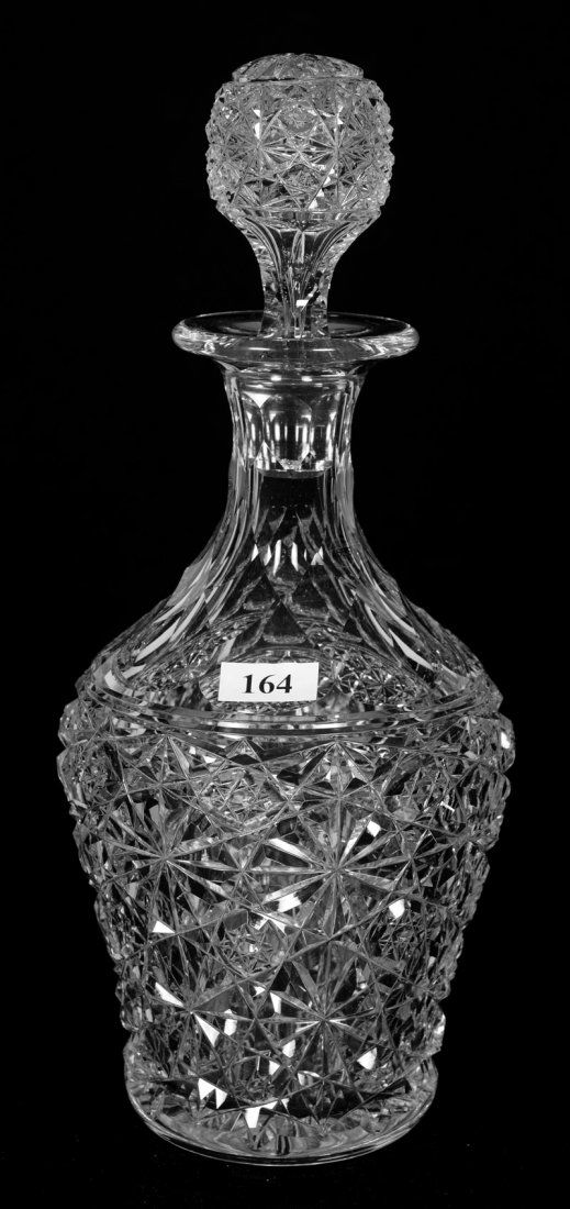 DECANTER - 11.5" - ABCG - PERSIAN PATTERN BY DORFLINGER (1 of 3)