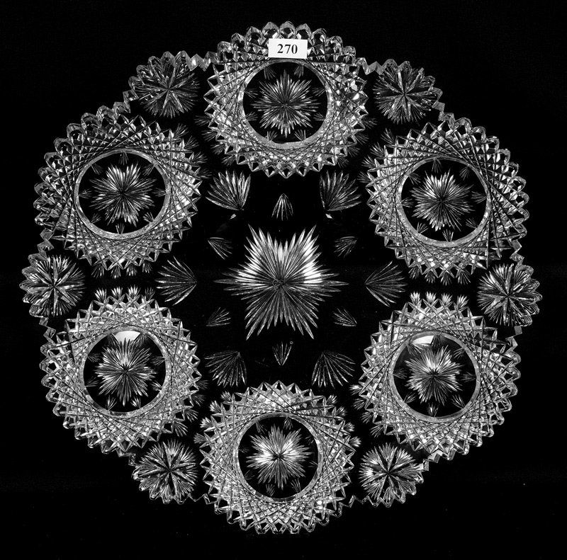 ROUND TRAY - 14.5" - ABCG - SIGNED HAWKES (1 of 5)