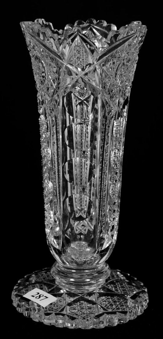 FOOTED VASE - 8" - ABCG (1 of 3)