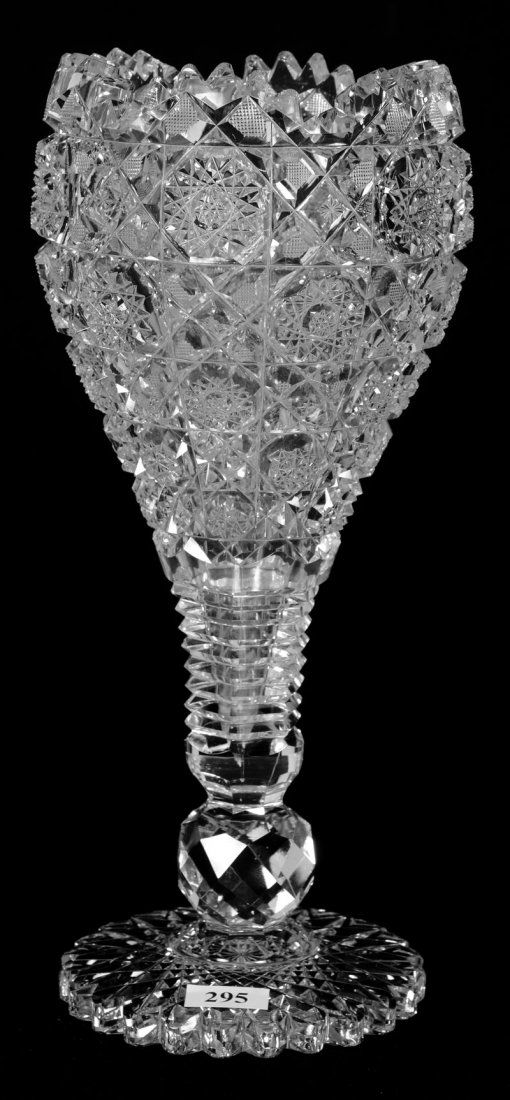 CHALICE VASE - 11.75" - ABCG - ARCADIA TYPE DESIGN (1 of 3)