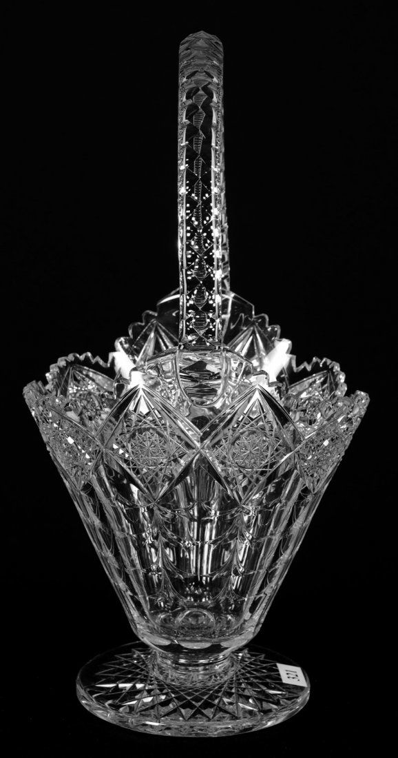 FOOTED BASKET - 13" X 6.5" - ABCG - SIGNED SINCLAIRE (1 of 3)