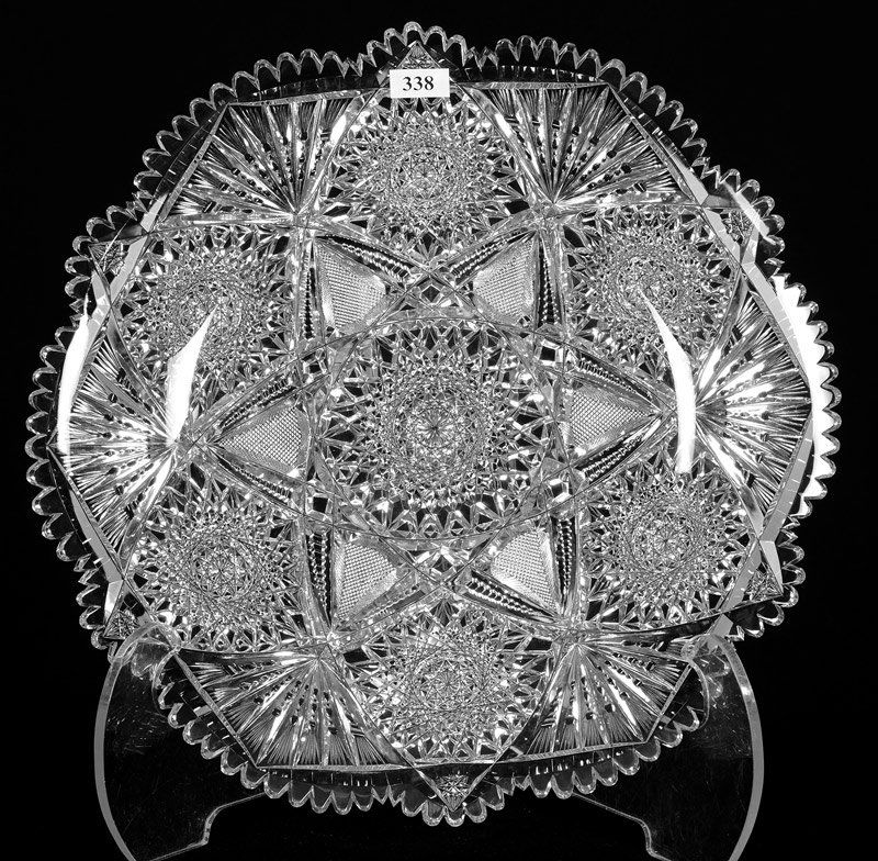 ROUND TRAY - 13.5" - ABCG - ESTELLE PATTERN BY BLACKMER (1 of 3)