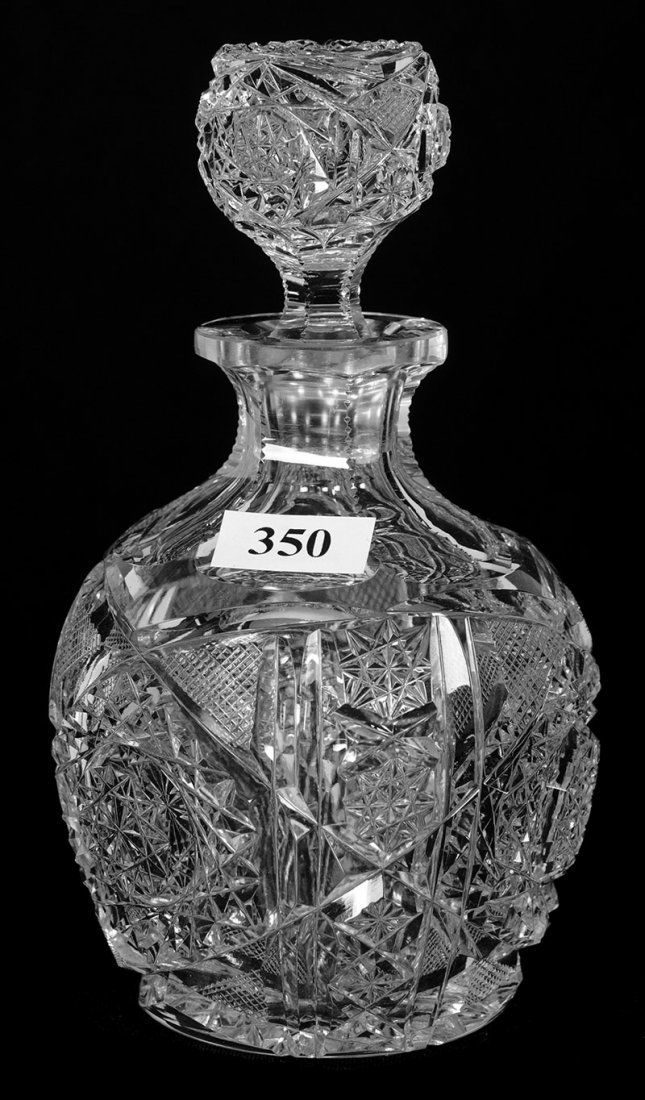 COLOGNE BOTTLE - 6.75" - ABCG - GENOA PATTERN BY CLARK (1 of 3)