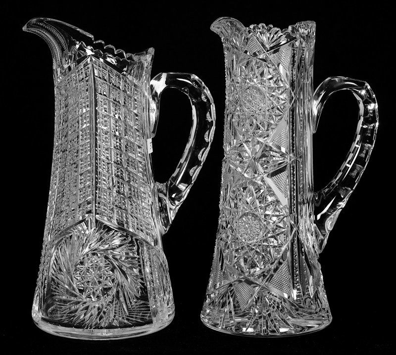 (2) WATER PITCHERS - 11" - ABCG (1 of 3)