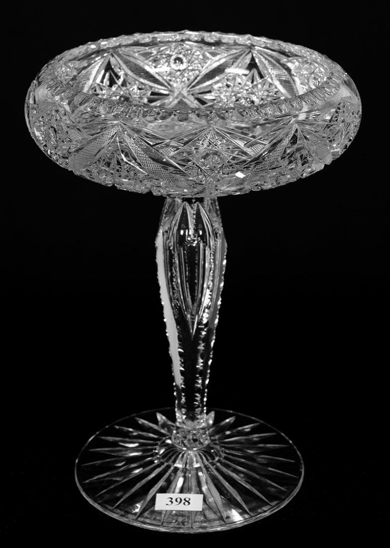 COMPOTE - 9.5" X 7" - ABCG - PATTERN #100 BY ELMIRA (1 of 3)