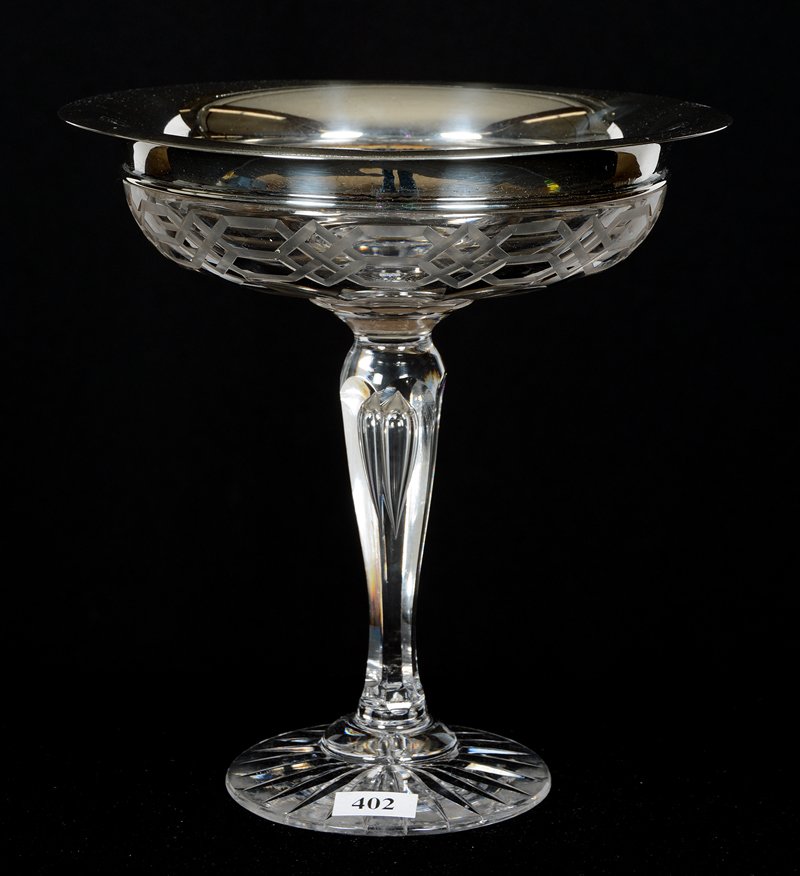 COMPOTE - 8.5" X 8.25" - ABCG - WHEELY PATTERN (1 of 4)