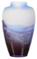 8" X 4.25" SIGNED GALLE FRENCH CAMEO ART GLASS VASE - 3