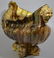 15" X 29" EUROPEAN MAJOLICA PEDESTAL CENTERPIECE - 5
